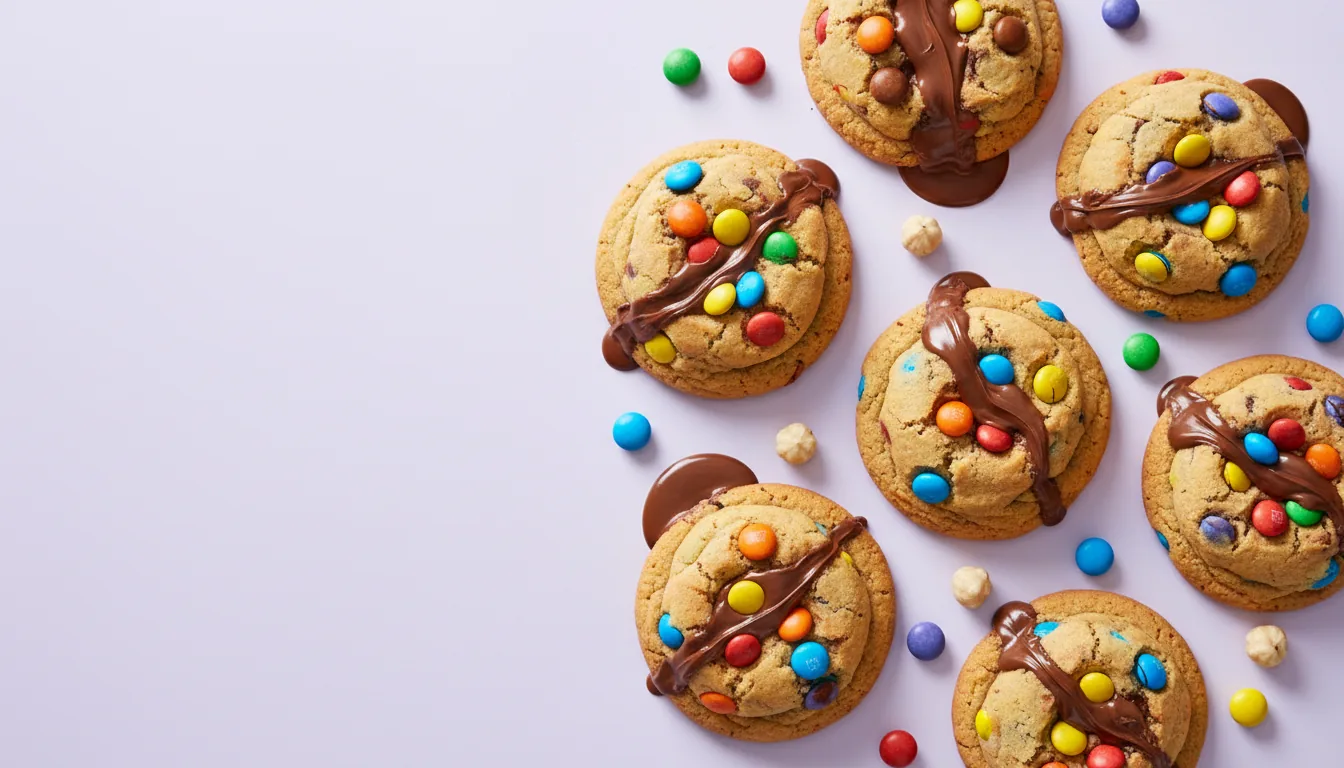 A spread of GoodMood stuffed cookies