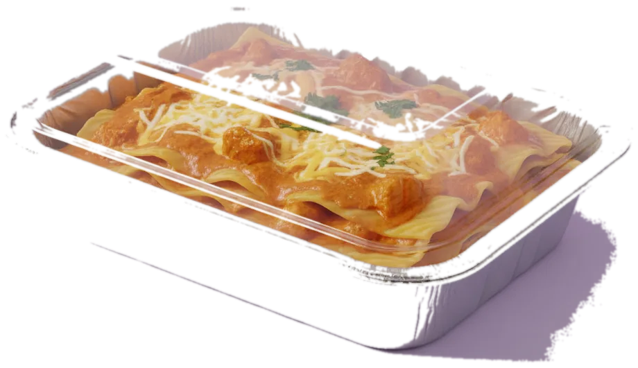 A GoodMood frozen ready meal tray